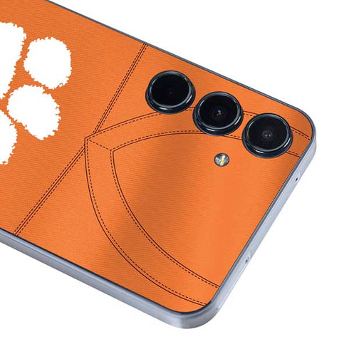 Clemson University Orange Jersey Galaxy A35 5G Skin
